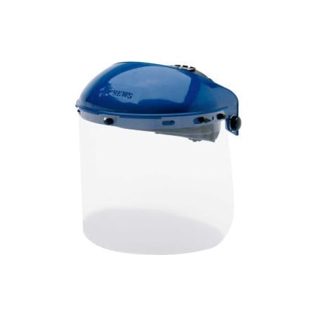 Mcr Safety MCR Safety 103 Ratchet Head Gear, Head Gear Only, Polycarbonate, Blue 103